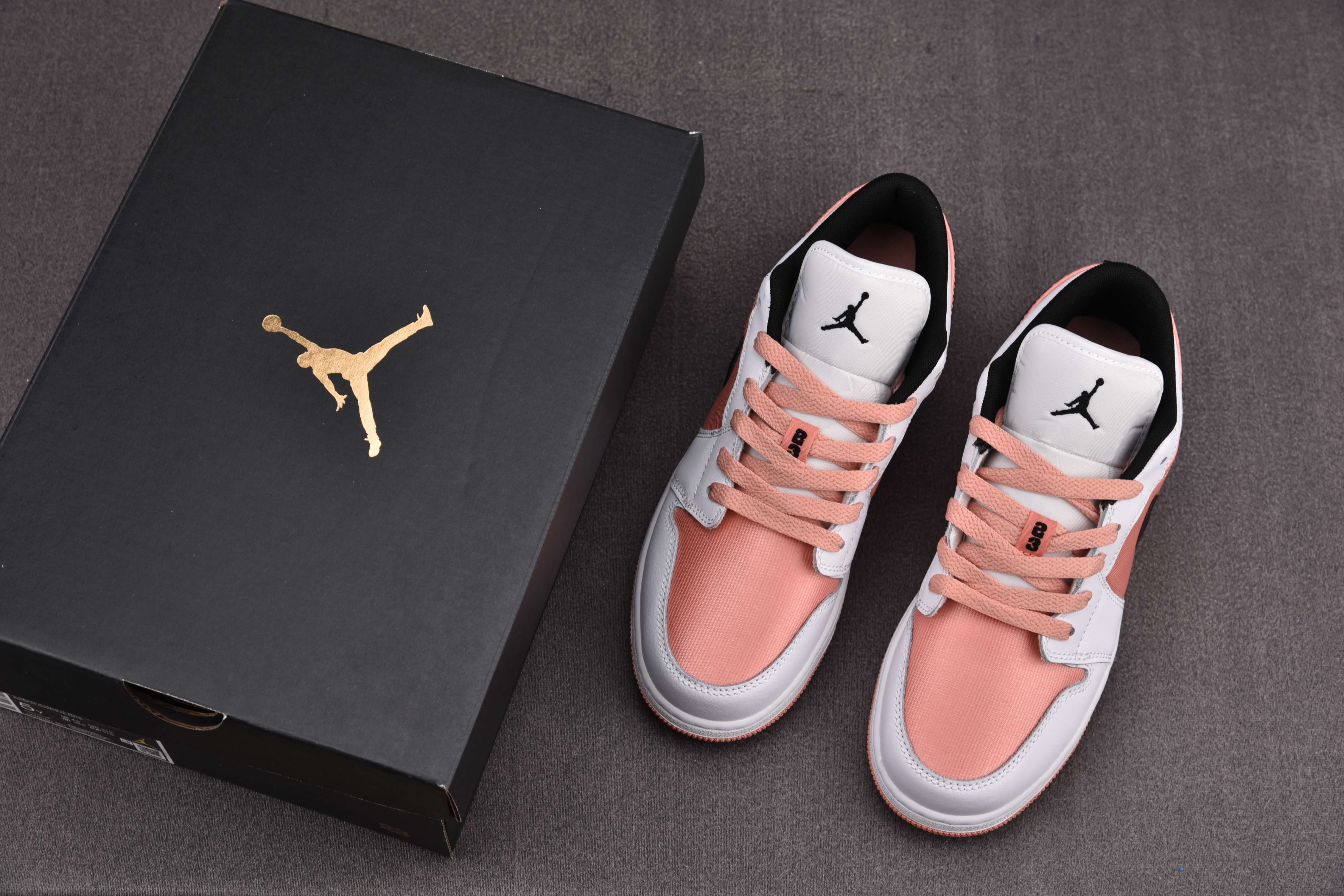 Jordan 1 Low White Light Madder Root (GS)