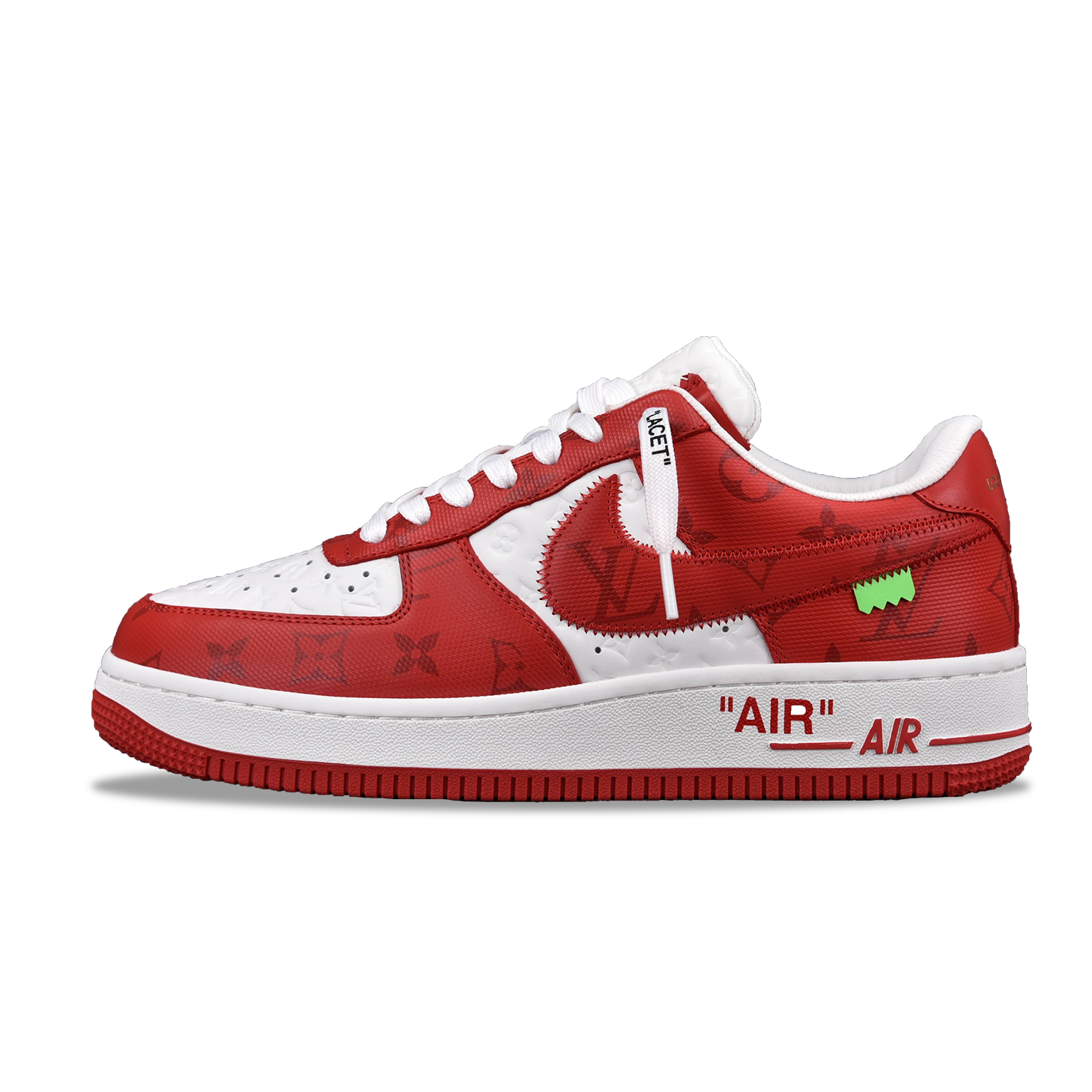 Nike Air Force 1 Low Louis Vuitton Royal Red (Be careful about the size!!)
