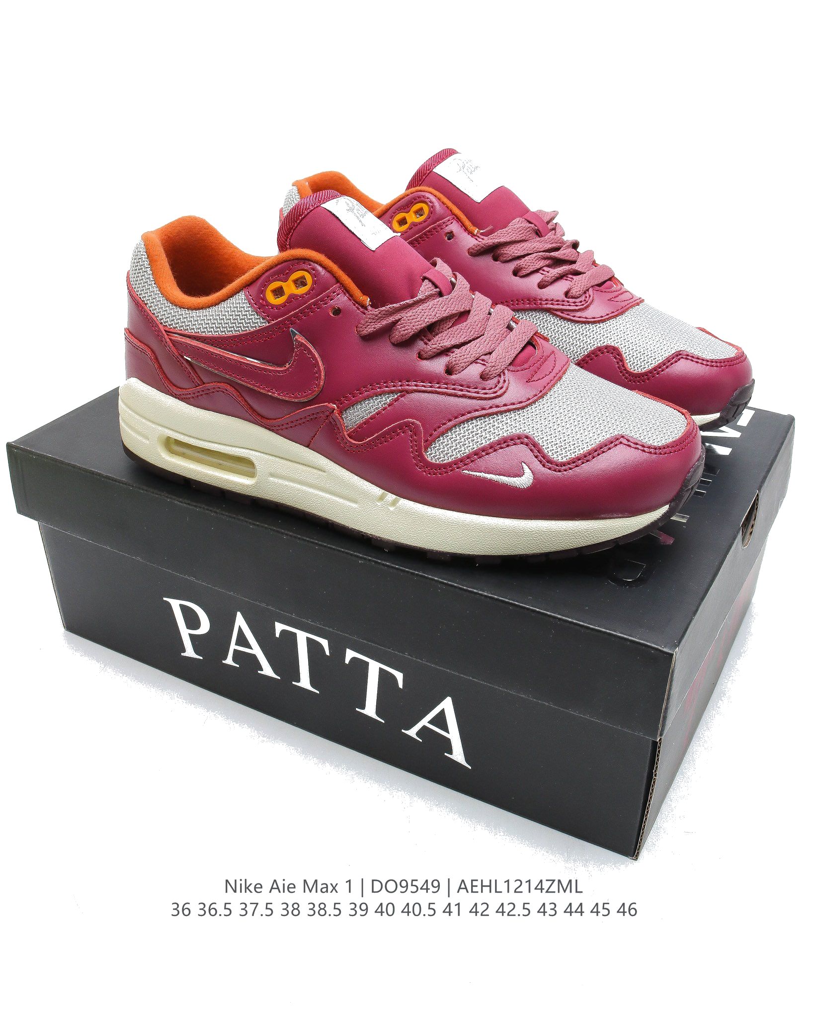 Patta x Nike Air Max  1 DO9549-001 Dames & Heren Schoenen