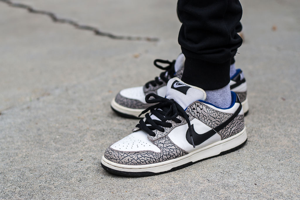 Nike SB Dunk Low Pro Supreme White Cement