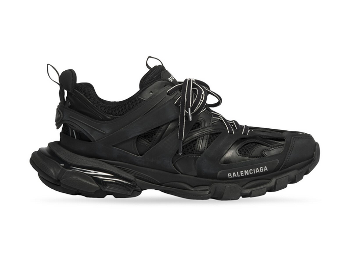 Men's Track Sneaker in Black