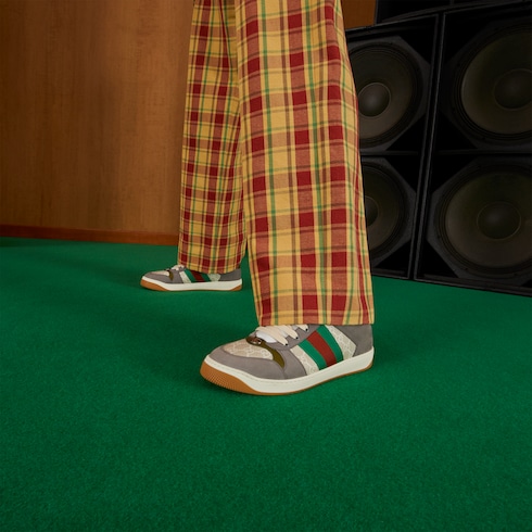 GUCCI Men's Screener sneaker with Web