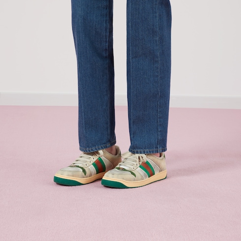 GUCCI Women's Screener leather sneaker