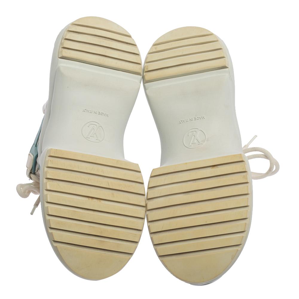 Louis Vuitton Mesh And Monogram Canvas Archlight Lace Up Sneakers