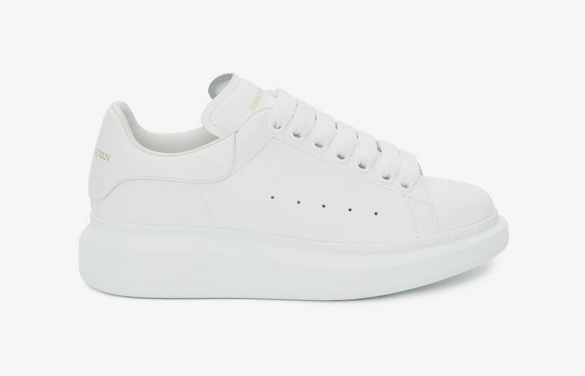 Alexander McQueen Men's Oversized Sneaker in White