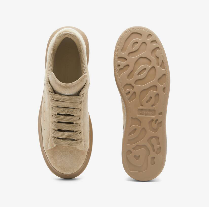 Alexander McQueen Men's Oversized Sneaker in Beige