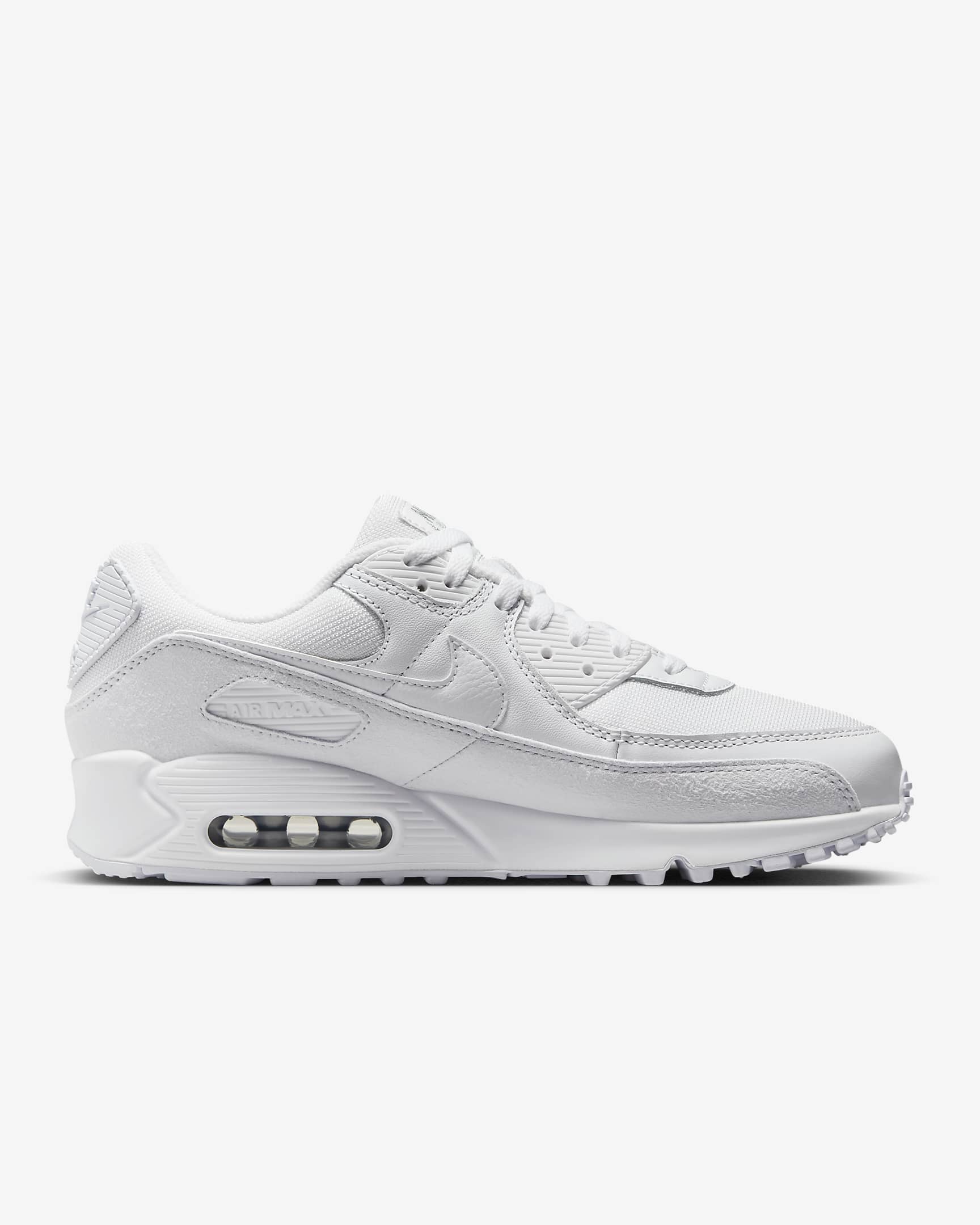 Nike Air Max 90 Premium White Metallic Silver