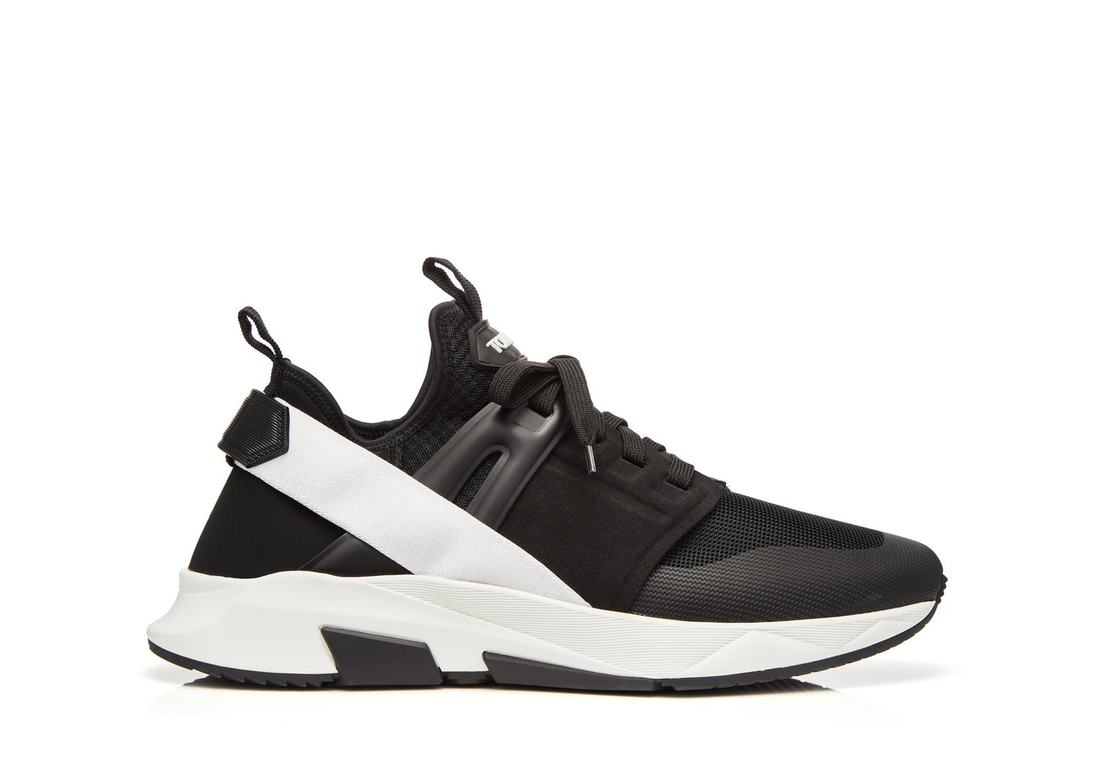 Tom Ford NYLON MESH JAGO SNEAKER BLACK