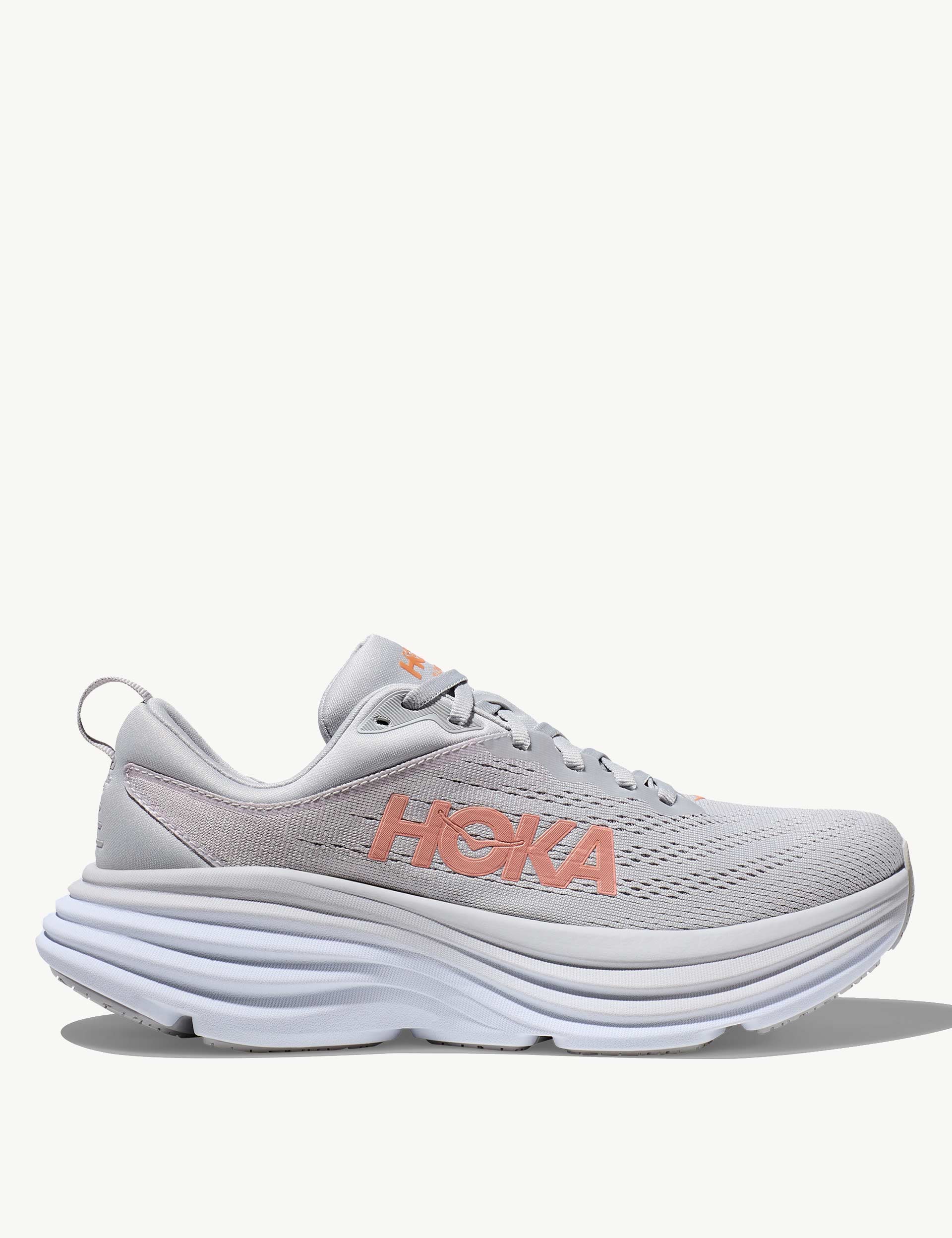 BONDI 8 Harbour Mist/Lunar Rock (HOKA er litt liten – ta en størrelse opp.)