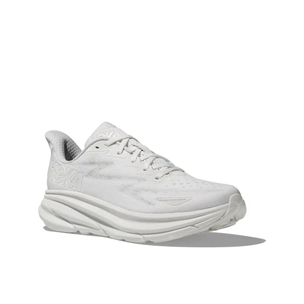 Clifton 9 - WHITE / WHITE (HOKA er litt liten – ta en størrelse opp.)