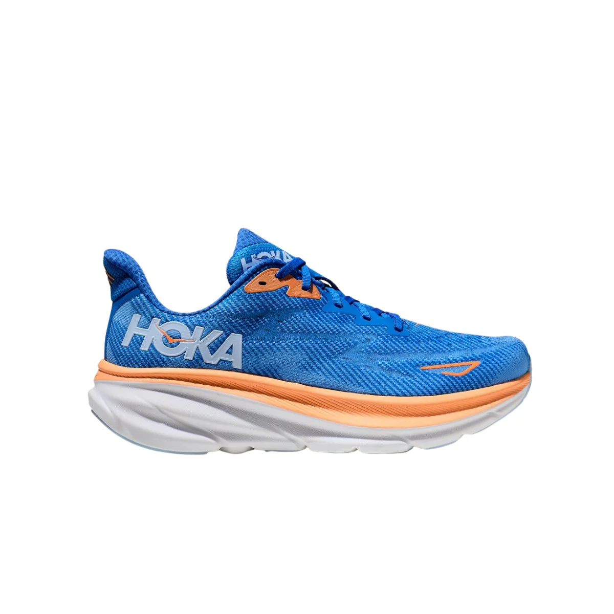 Clifton 9 - Blue / Orange (HOKA er litt liten – ta en størrelse opp.)