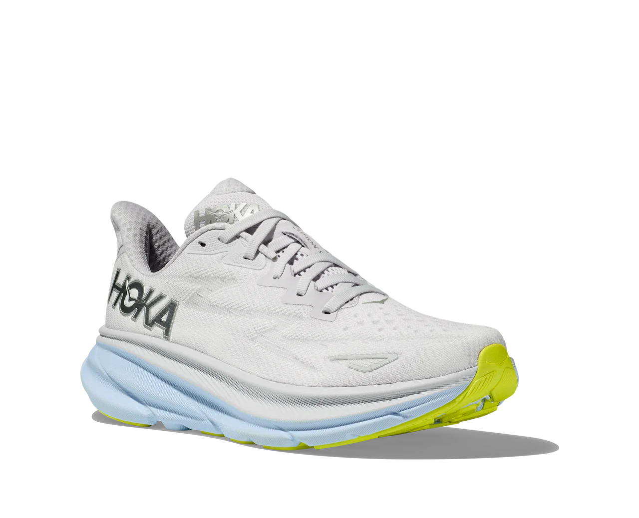 Clifton 9 - Nimbus Cloud / Ice Water (HOKA er litt liten – ta en størrelse opp.)