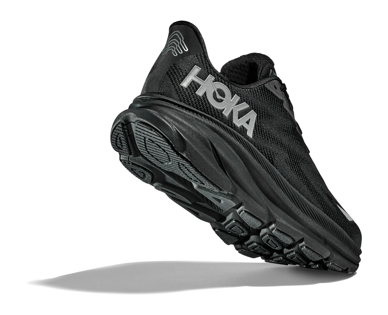 Clifton 9 - BLACK / BLACK (HOKA er litt liten – ta en størrelse opp.)