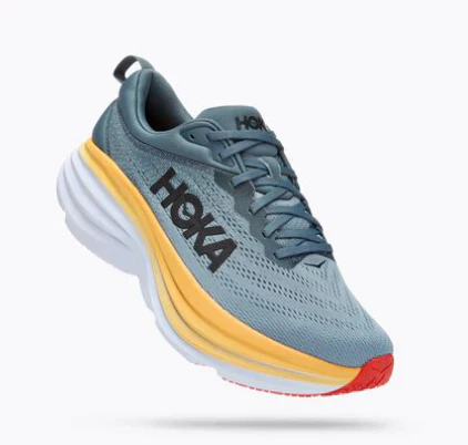 BONDI 8 Goblin Blue/Mountain (HOKA er litt liten – ta en størrelse opp.)