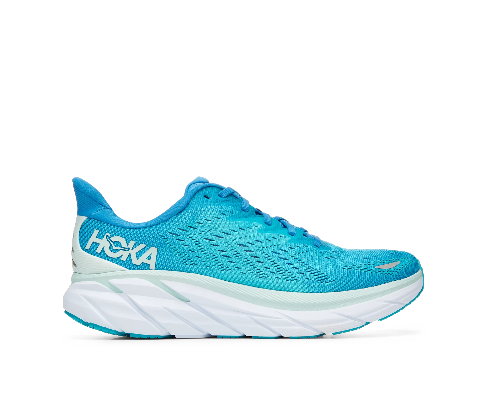 Clifton 8 - Blue / Scuba Blue (HOKA er litt liten – ta en størrelse opp.)