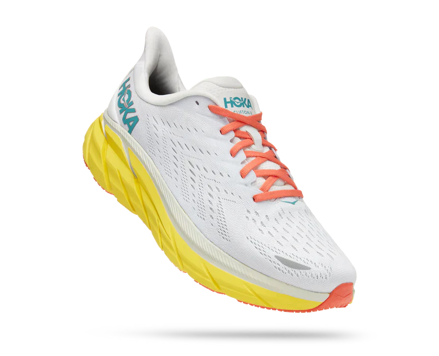 Clifton 8 -  Blanc De Blanc / Illuminating (HOKA er litt liten – ta en størrelse opp.)