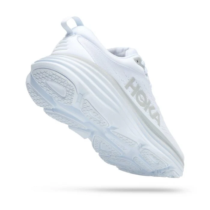 BONDI 8 White / White (HOKA er litt liten – ta en størrelse opp.)