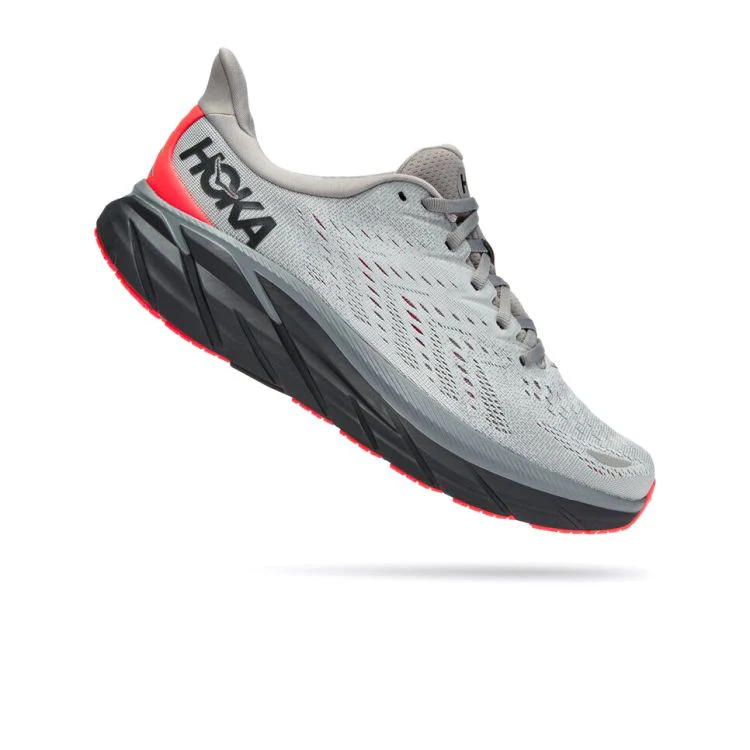 Clifton 8 - Sharkskin / Diva Pink (HOKA er litt liten – ta en størrelse opp.)