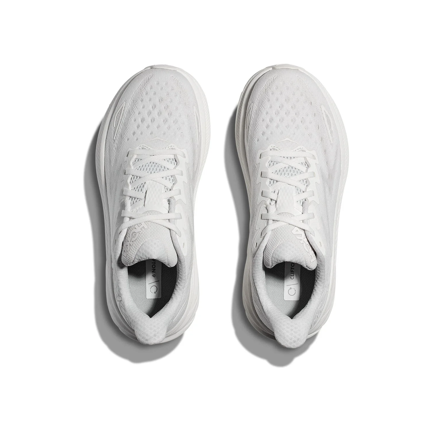 Clifton 9 - WHITE / WHITE (HOKA er litt liten – ta en størrelse opp.)