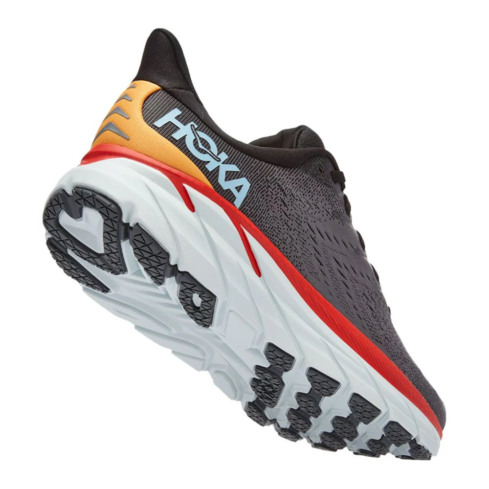 Clifton 8 - Anthracite / Castlerock (HOKA er litt liten – ta en størrelse opp.)