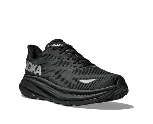 Clifton 9 - BLACK / BLACK (HOKA er litt liten – ta en størrelse opp.)