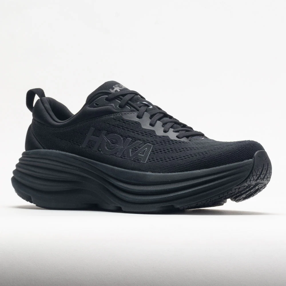 BONDI 8 Black/Black (HOKA er litt liten – ta en størrelse opp.)
