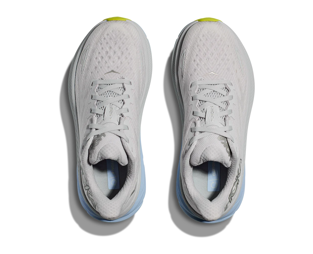 Clifton 9 - Nimbus Cloud / Ice Water (HOKA er litt liten – ta en størrelse opp.)