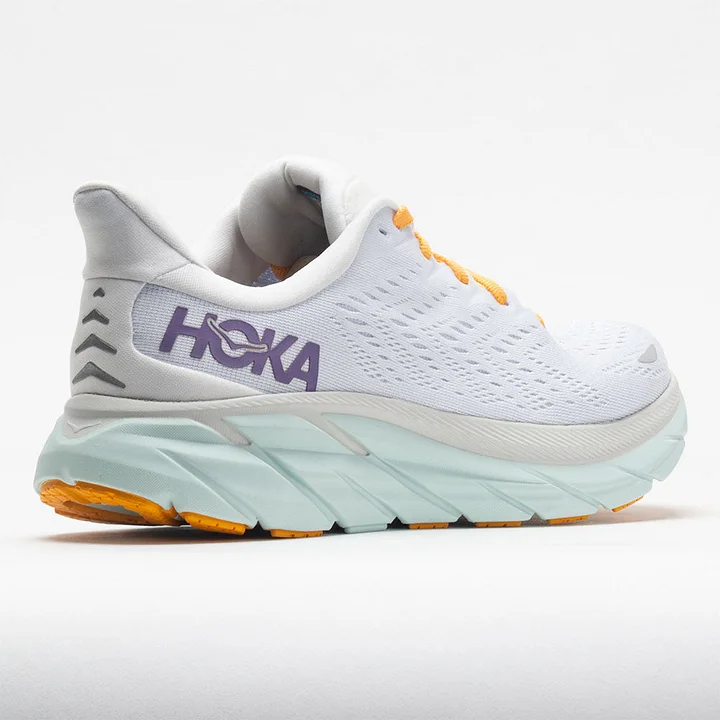 Clifton 8 - Blanc de Blanc / White (HOKA er litt liten – ta en størrelse opp.)