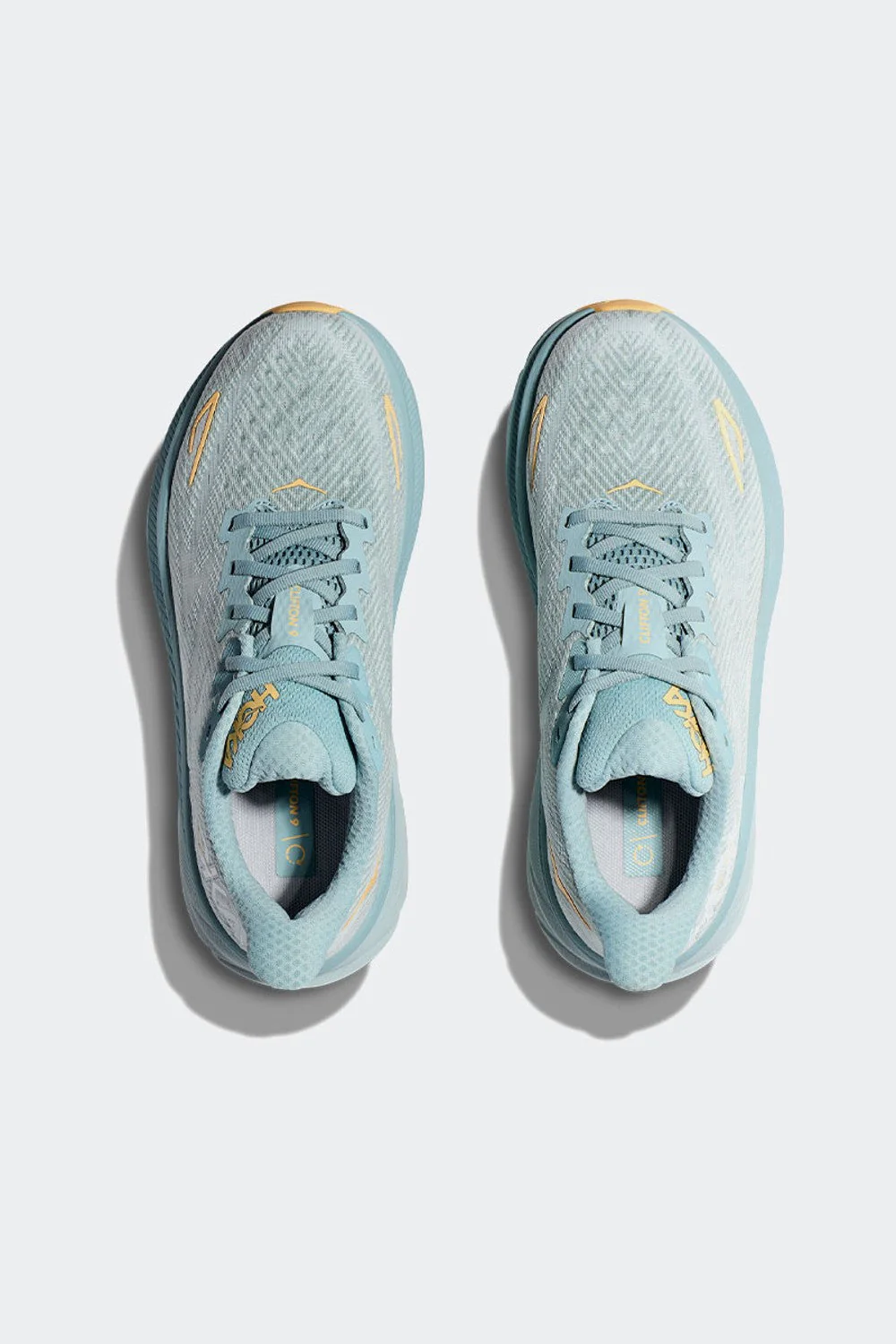 Clifton 9 - Cloud Blue / Ice Flow (HOKA er litt liten – ta en størrelse opp.)