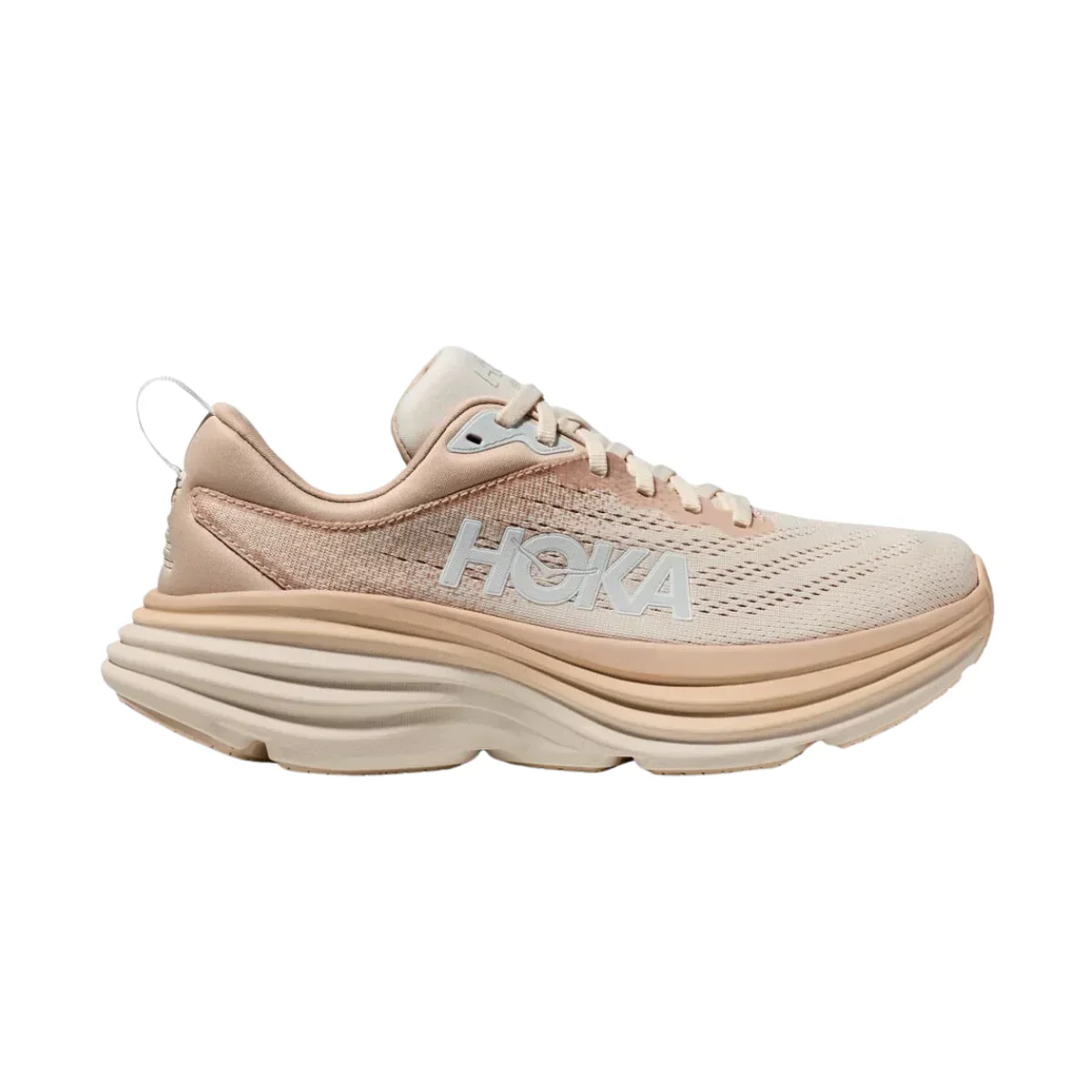 BONDI 8 shifting sand / eggnog (HOKA er litt liten – ta en størrelse opp.)