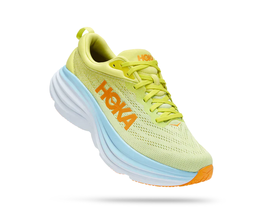 BONDI 8 Butterfly/Evening Primrose (HOKA er litt liten – ta en størrelse opp.)