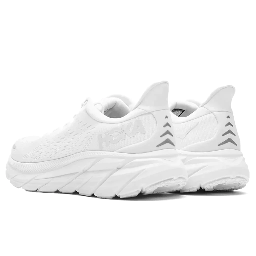 Clifton 8 - WHITE / WHITE (HOKA er litt liten – ta en størrelse opp.)