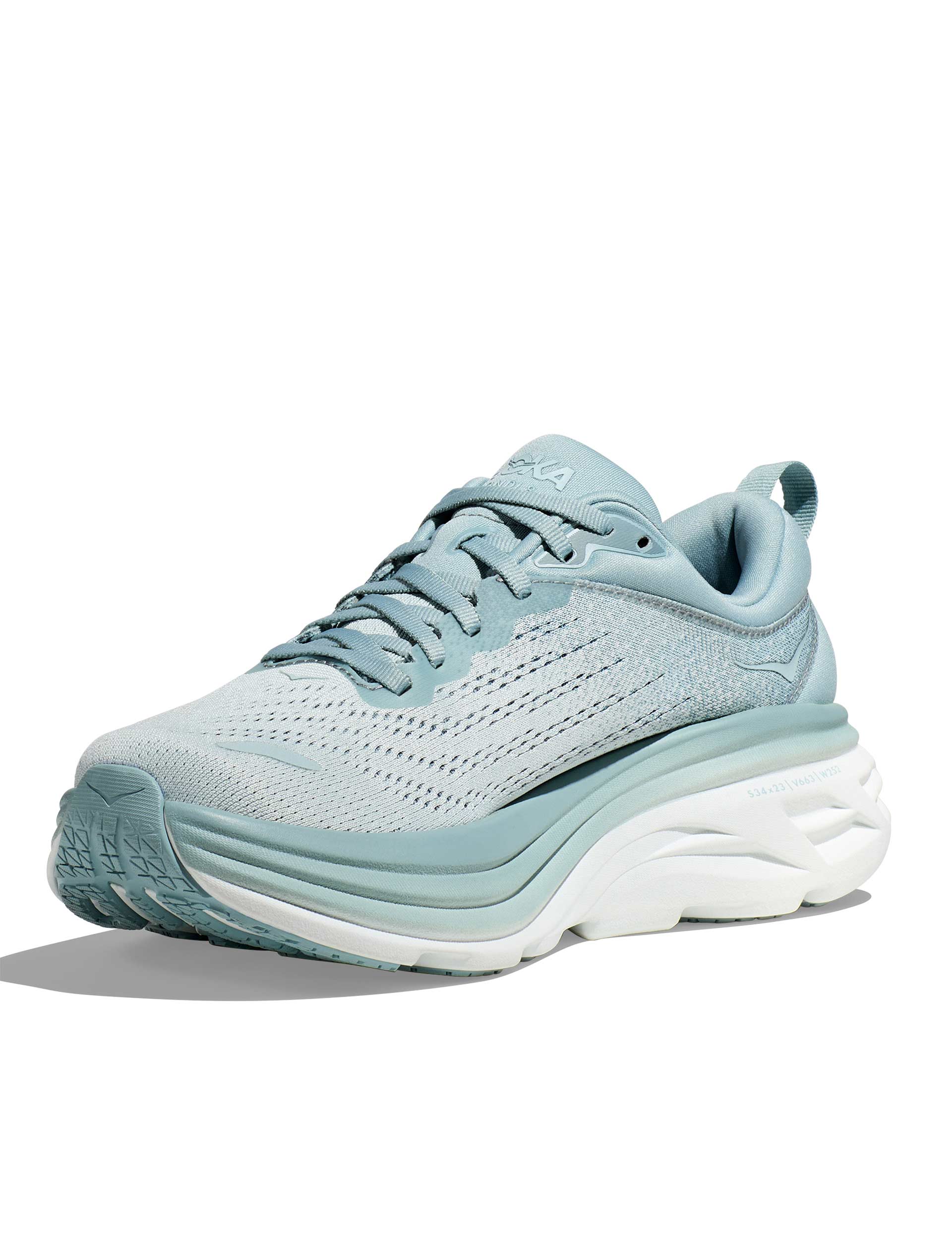BONDI 8 Cloud Blue/Ice Flow (HOKA er litt liten – ta en størrelse opp.)