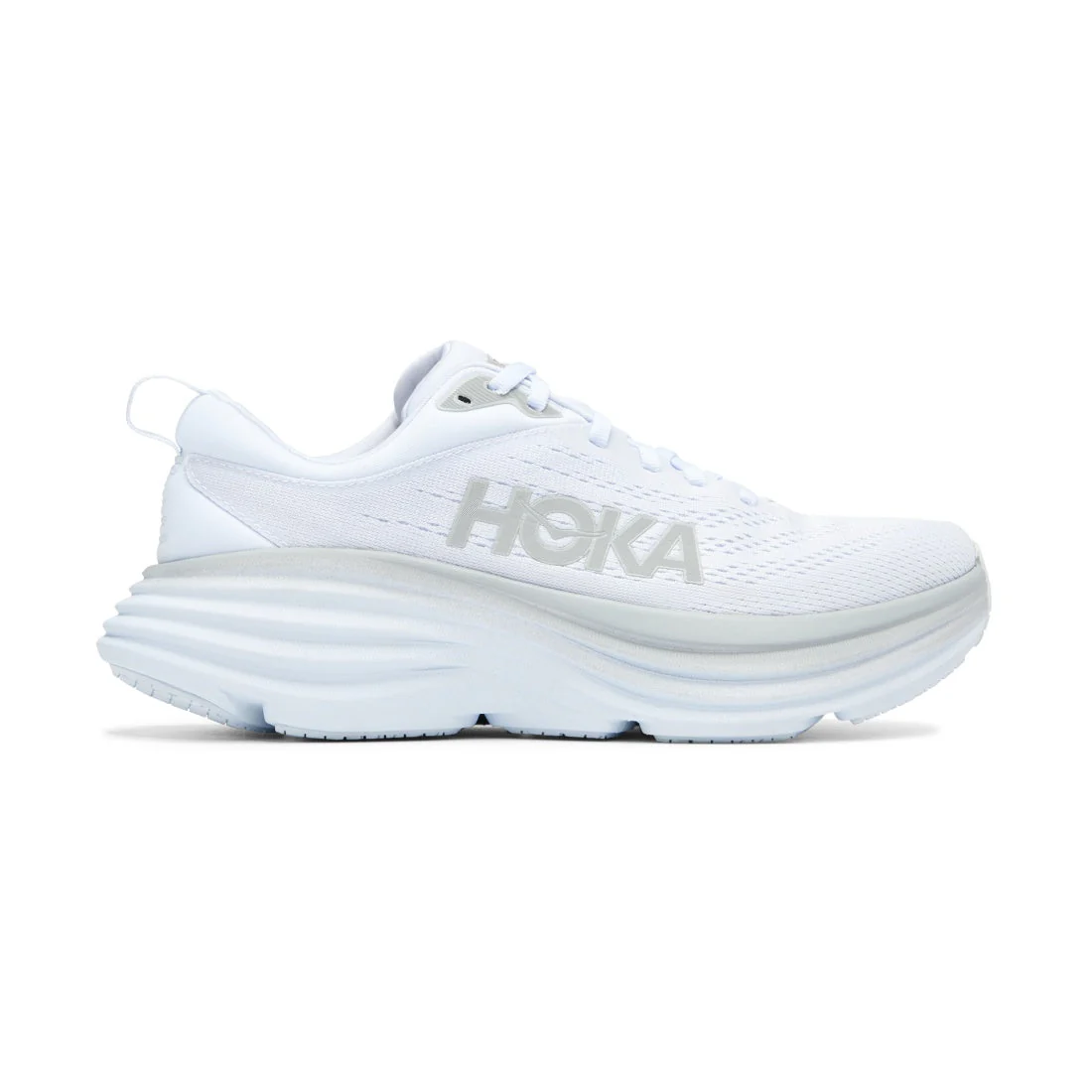 BONDI 8 White / White (HOKA er litt liten – ta en størrelse opp.)