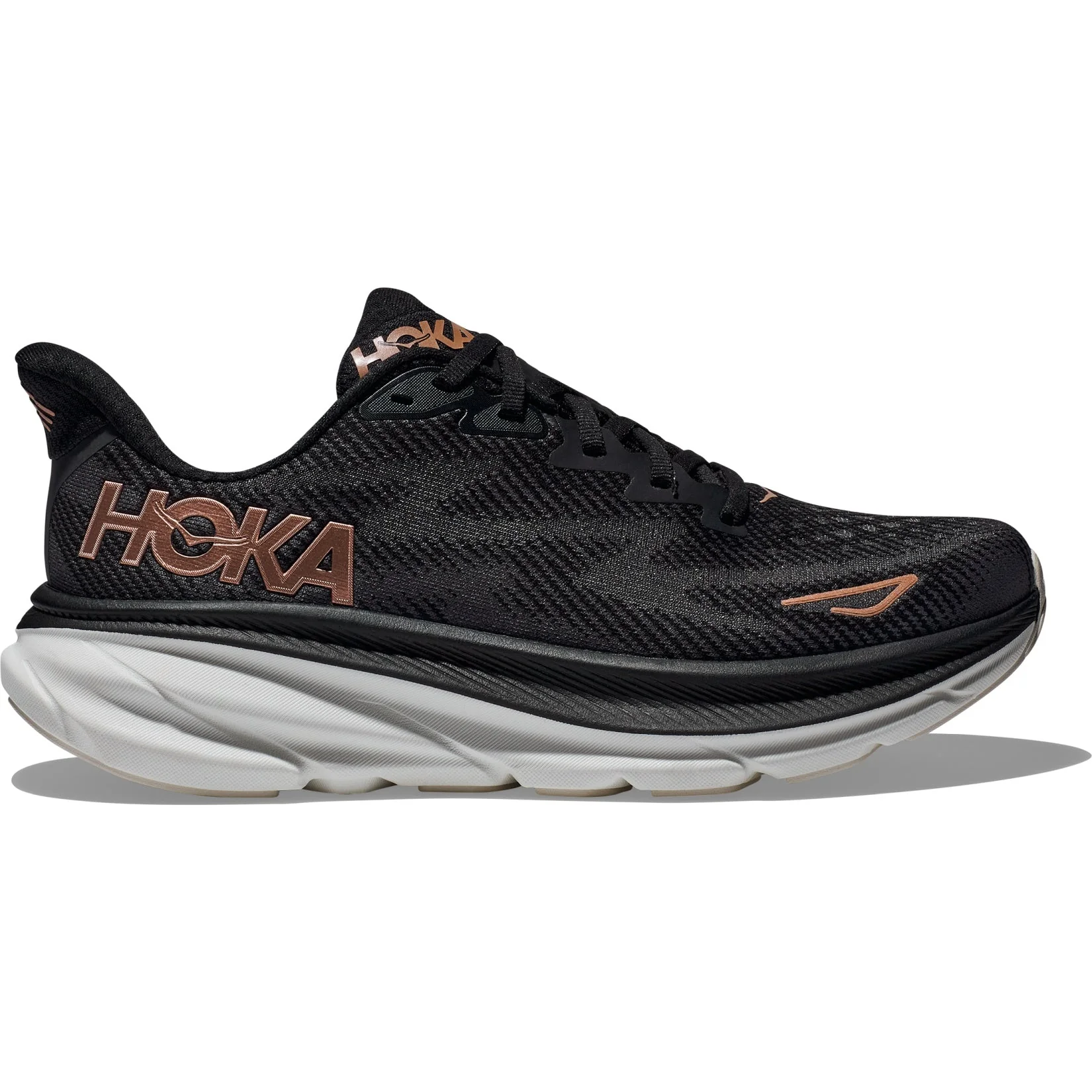 Clifton 9 - Black / Rose (HOKA er litt liten – ta en størrelse opp.)