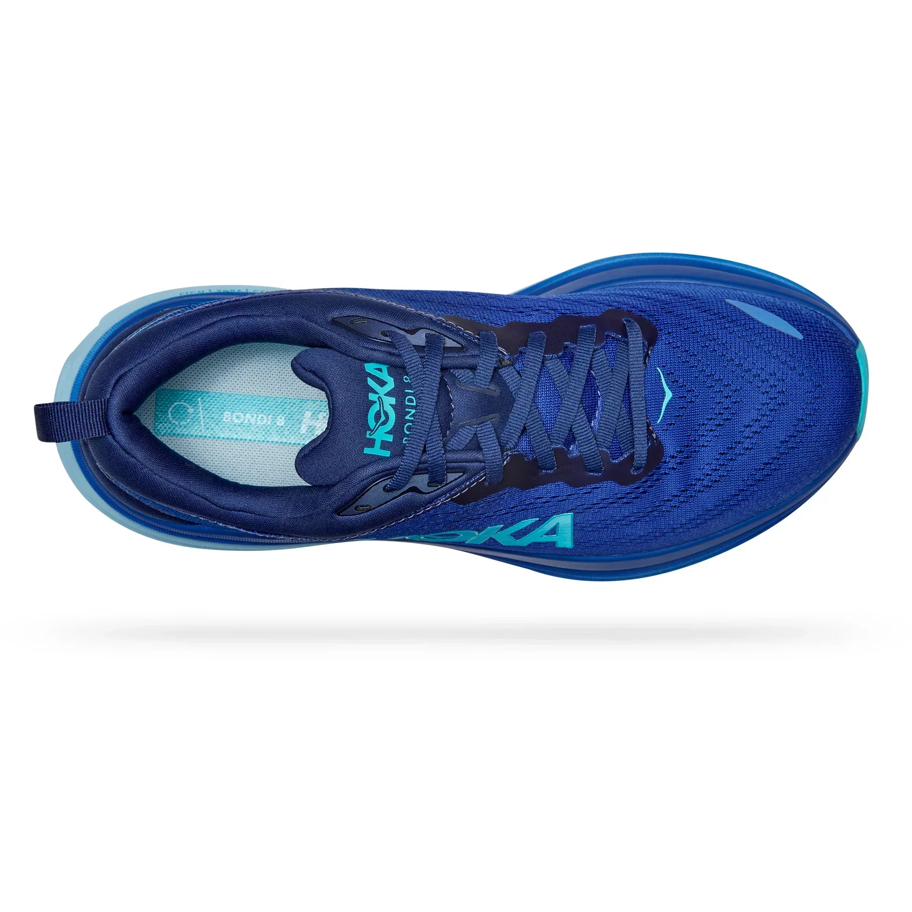 BONDI 8 BELLWETHER BLUE/BLUING (HOKA er litt liten – ta en størrelse opp.)