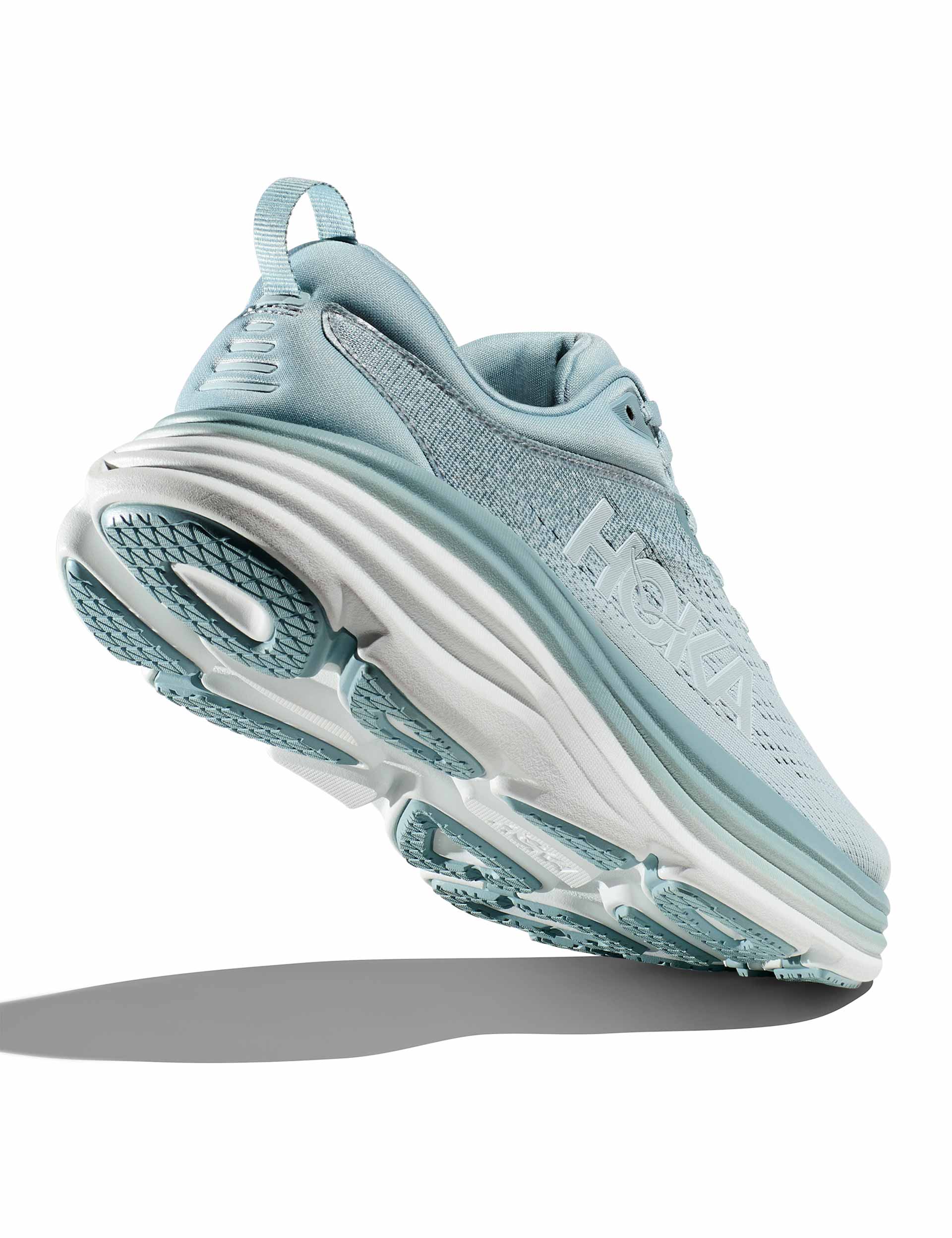 BONDI 8 Cloud Blue/Ice Flow (HOKA er litt liten – ta en størrelse opp.)
