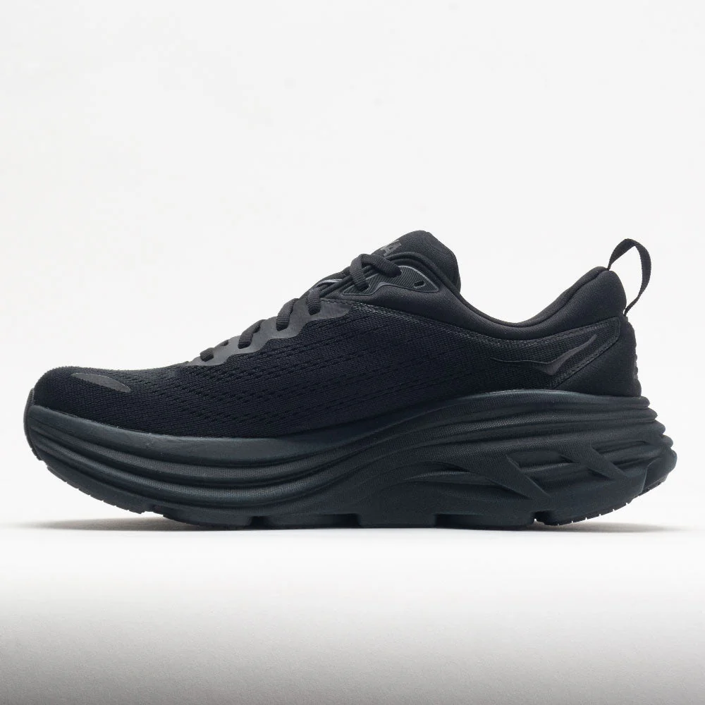 BONDI 8 Black/Black (HOKA er litt liten – ta en størrelse opp.)