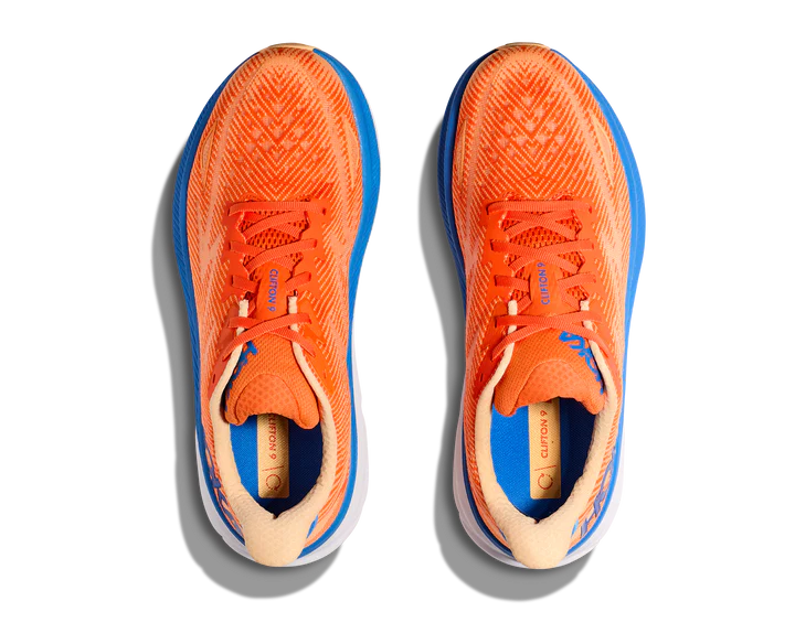 Clifton 9 - Orange / Impala (HOKA er litt liten – ta en størrelse opp.)