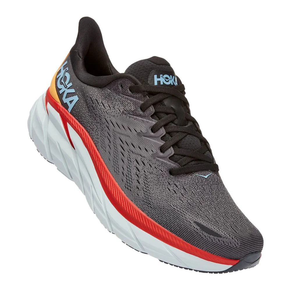 Clifton 8 - Anthracite / Castlerock (HOKA er litt liten – ta en størrelse opp.)