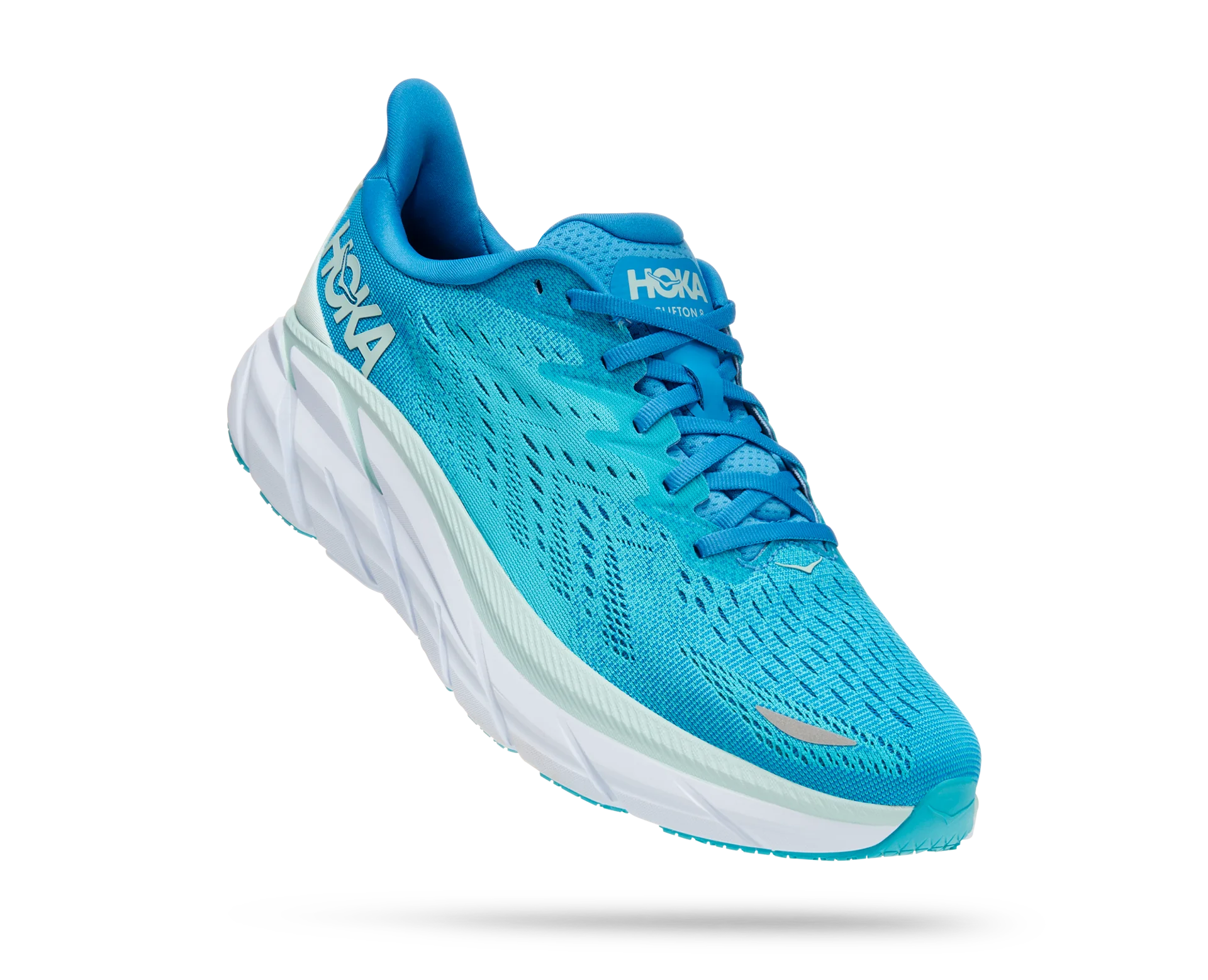 Clifton 8 - Blue / Scuba Blue (HOKA er litt liten – ta en størrelse opp.)