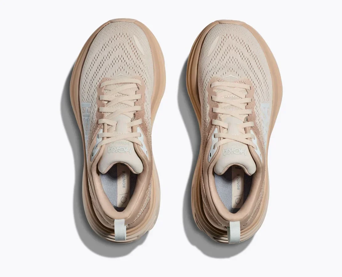 BONDI 8 shifting sand / eggnog (HOKA er litt liten – ta en størrelse opp.)