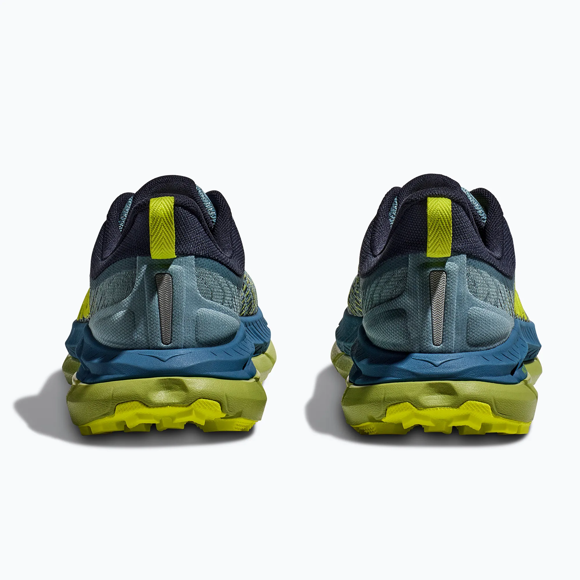 Hoka Mafate Speed 4 blue yellow (HOKA er litt liten – ta en størrelse opp.)