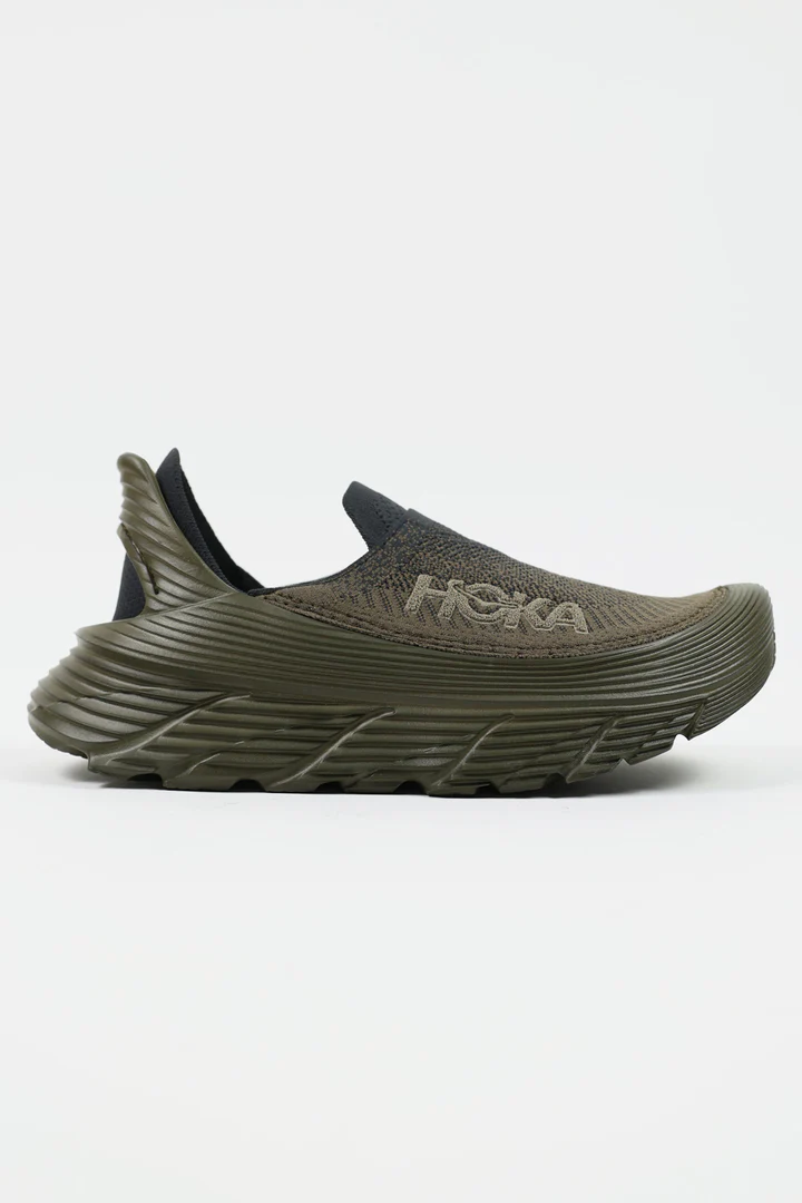 Hoka Restore Tc Dark Olive (HOKA er litt liten – ta en størrelse opp.)