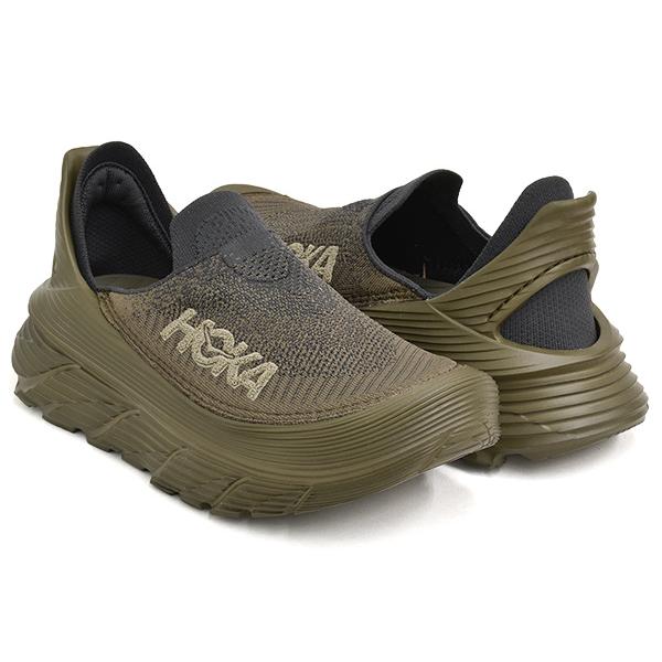 Hoka Restore Tc Dark Olive (HOKA er litt liten – ta en størrelse opp.)