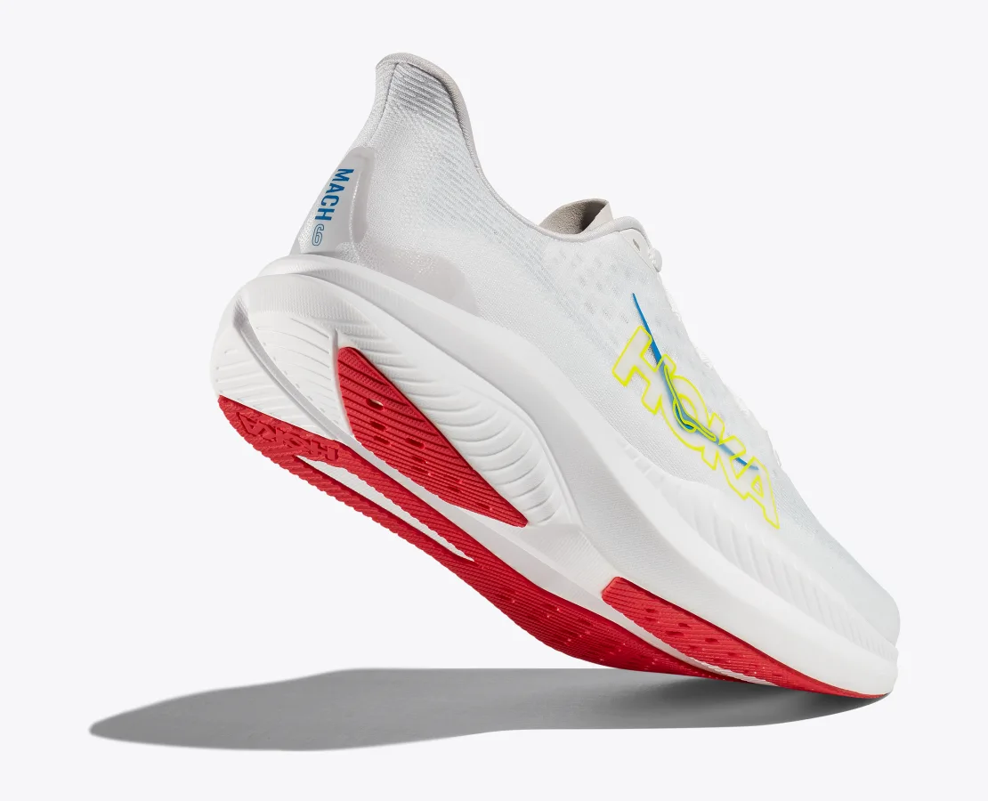 Hoka MACH 6 White Gray (HOKA er litt liten – ta en størrelse opp.)