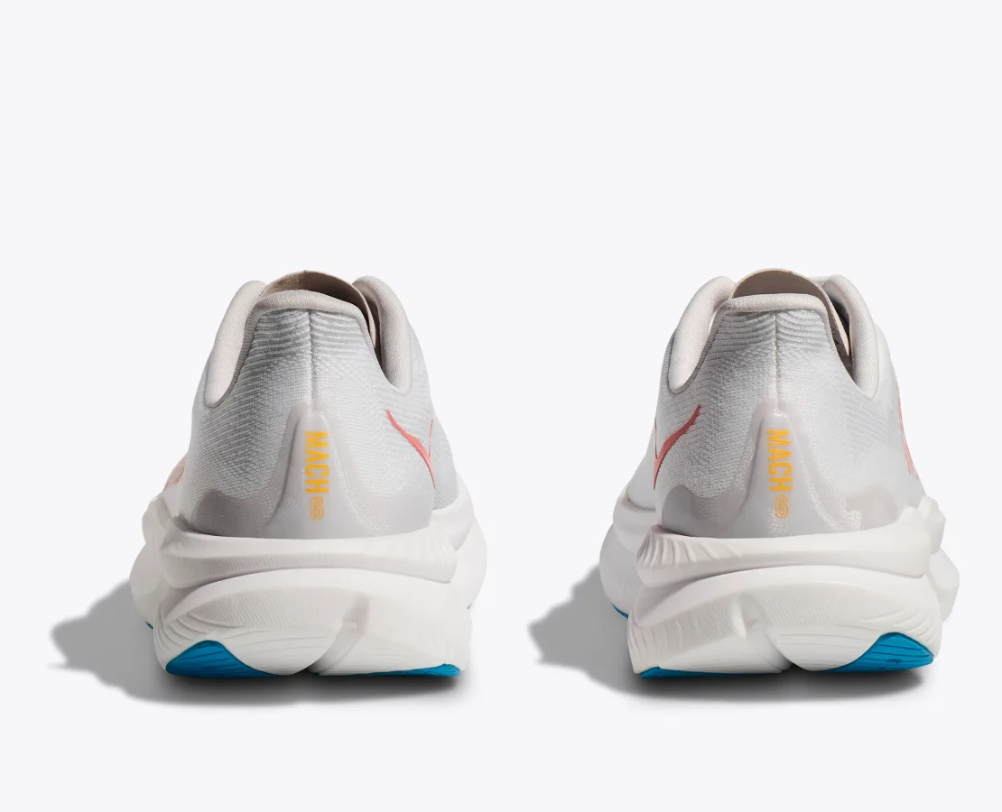 Hoka MACH 6 White Nimbus Cloud (HOKA er litt liten – ta en størrelse opp.)