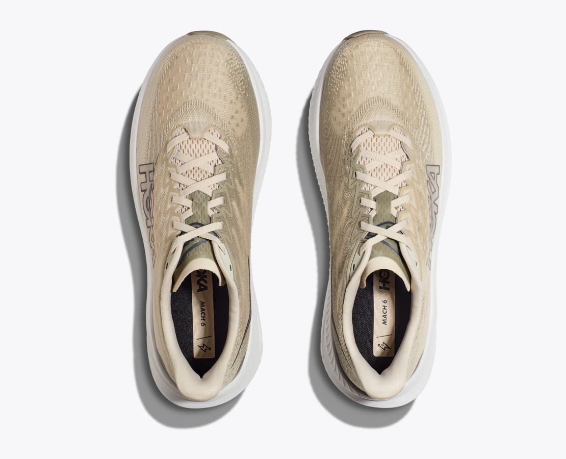 Hoka MACH 6 Oat Milk Barley (HOKA er litt liten – ta en størrelse opp.)