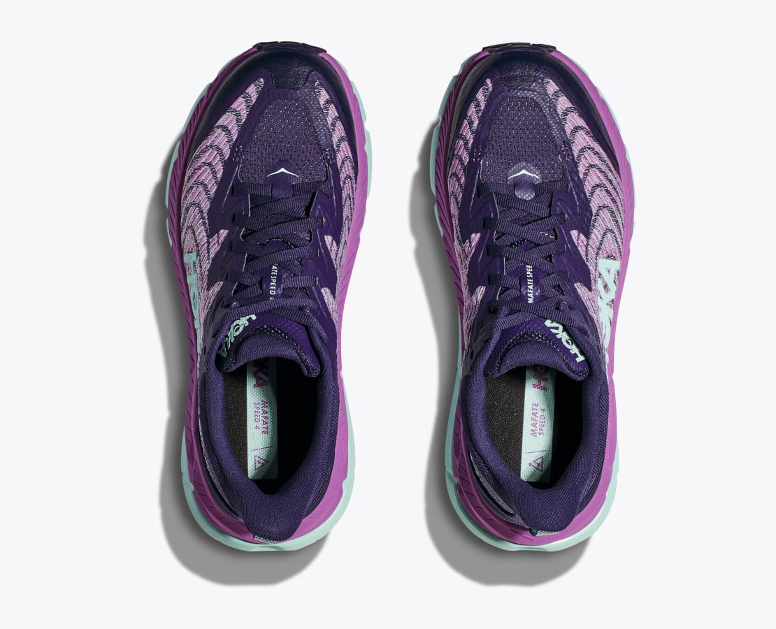 Hoka Mafate Speed 4 Night Sky Orchid Flower (HOKA er litt liten – ta en størrelse opp.)