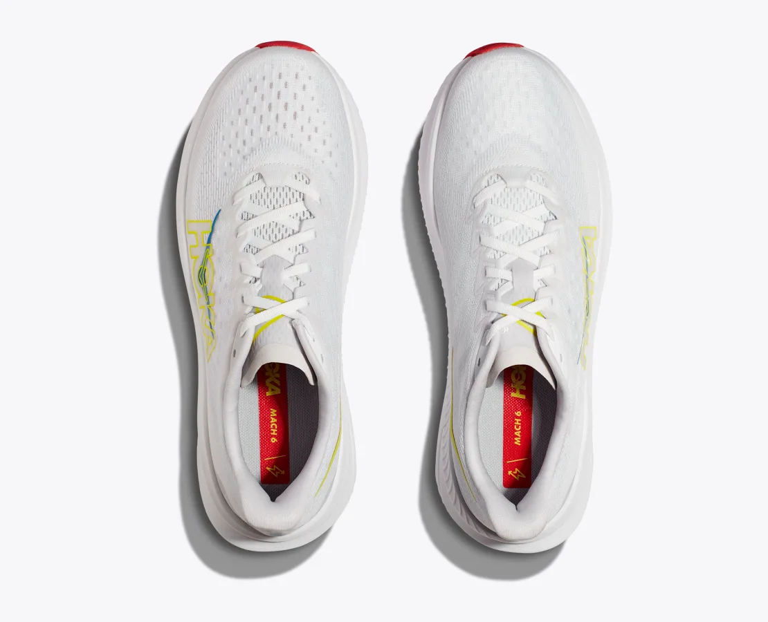 Hoka MACH 6 White Gray (HOKA er litt liten – ta en størrelse opp.)